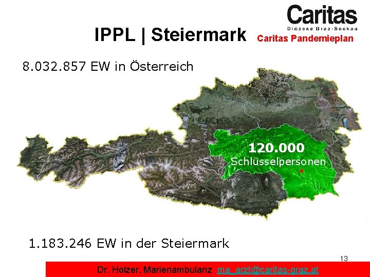 IPPL | Steiermark Caritas Pandemieplan 8. 032. 857 EW in Österreich h 120. 000