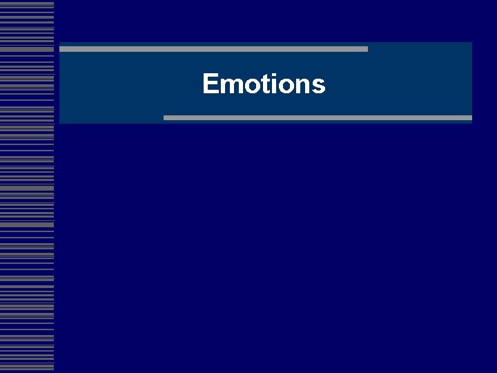 Emotions 