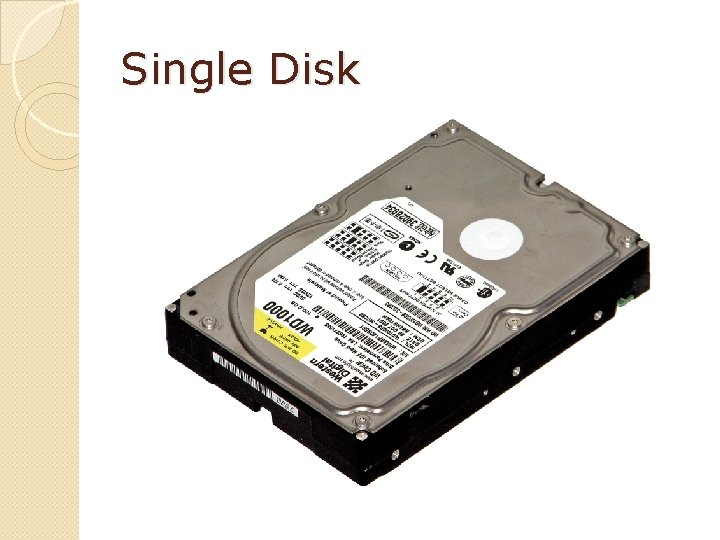 Single Disk 