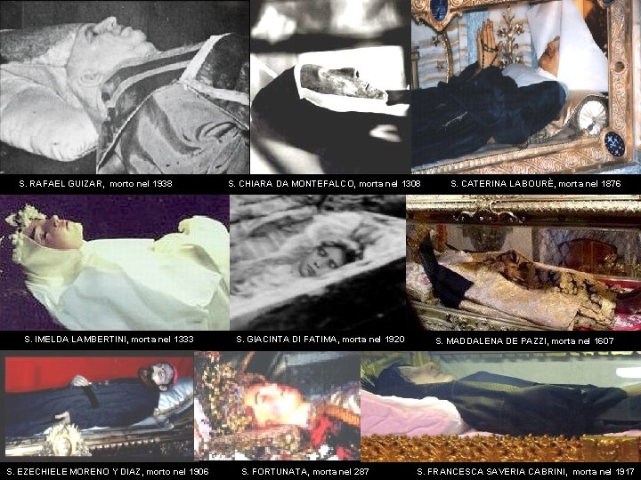 S. RAFAEL GUIZAR, morto nel 1938 S. IMELDA LAMBERTINI, morta nel 1333 S. EZECHIELE S. RAFAEL GUIZAR, morto nel 1938 S. IMELDA LAMBERTINI, morta nel 1333 S. EZECHIELE