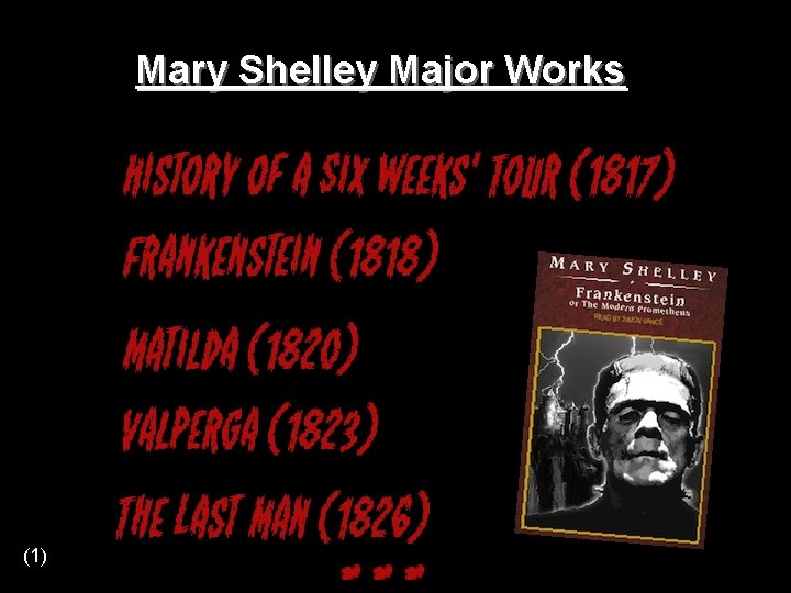 Mary Shelley Major Works (1) 