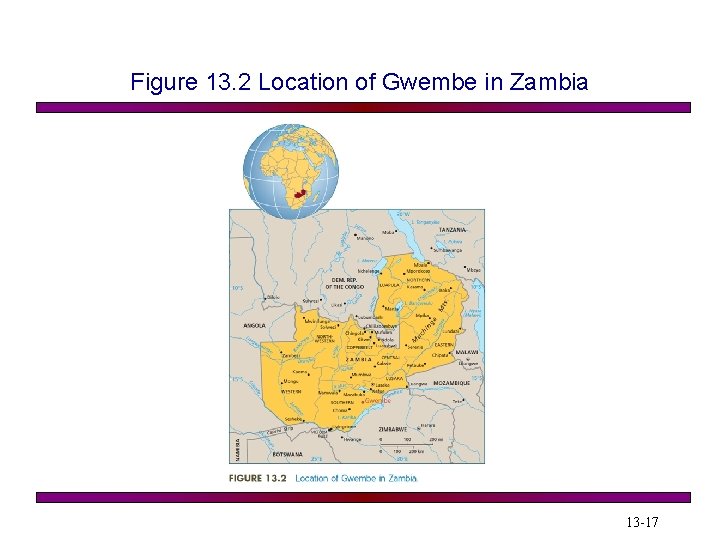 Figure 13. 2 Location of Gwembe in Zambia 13 -17 