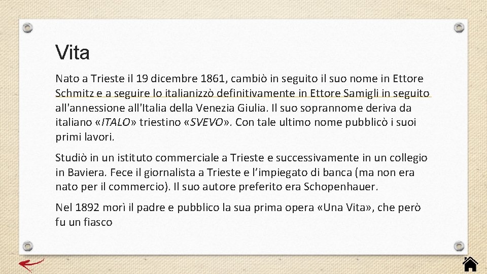 Vita Nato a Trieste il 19 dicembre 1861, cambiò in seguito il suo nome