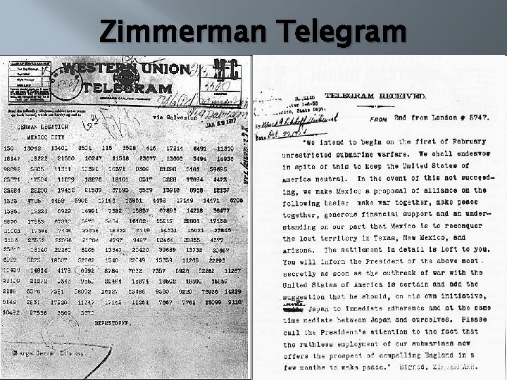 Zimmerman Telegram 