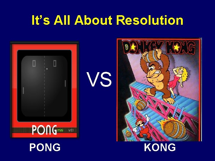 It’s All About Resolution VS PONG KONG 