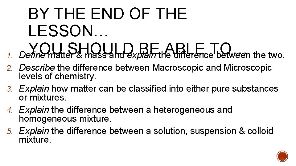 1. BY THE END OF THE LESSON… YOU SHOULD BE ABLE TO … Define
