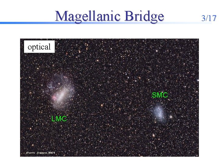 Magellanic Bridge optical SMC LMC 3/17 