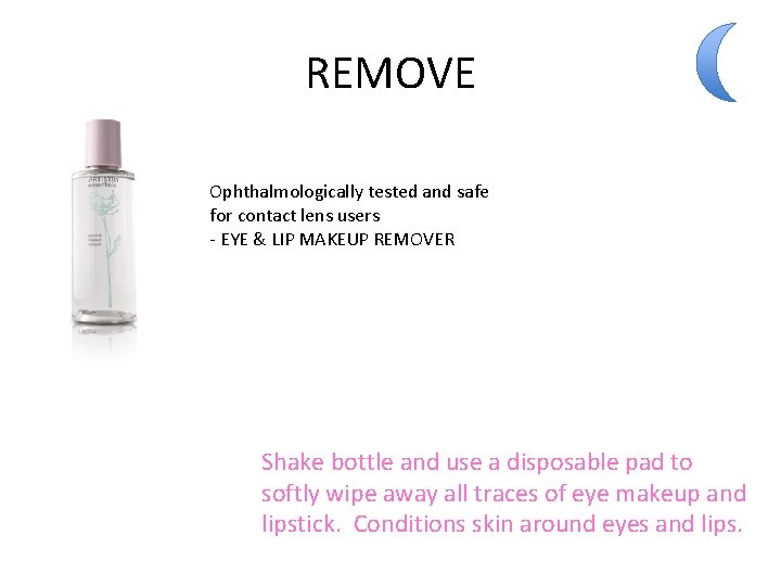 REMOVE Ophthalmologically tested and safe for contact lens users - EYE & LIP MAKEUP