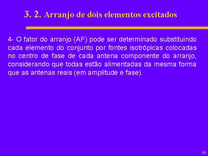 3. 2. Arranjo de dois elementos excitados 4 - O fator do arranjo (AF)