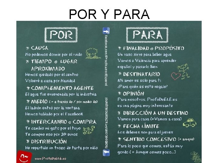 POR Y PARA 