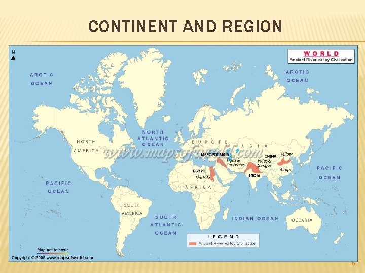 CONTINENT AND REGION 16 