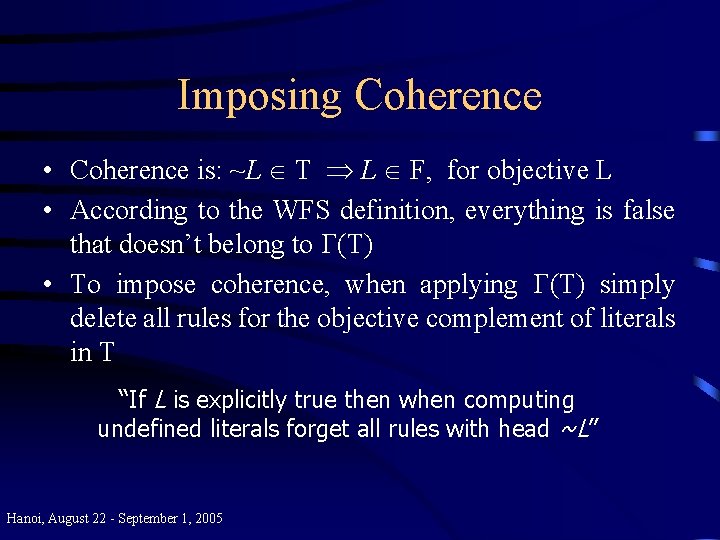 Summer School 05 Computational Logic And Logic Foundations