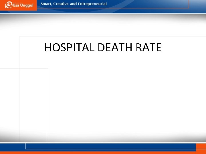 HOSPITAL DEATH RATE 