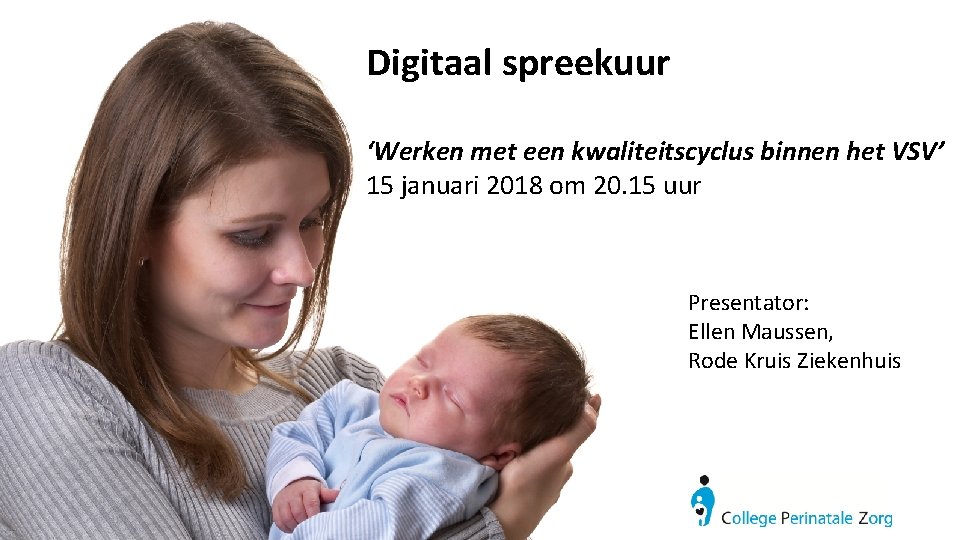 Digitaal spreekuur ‘Werken met een kwaliteitscyclus binnen het VSV’ 15 januari 2018 om 20.
