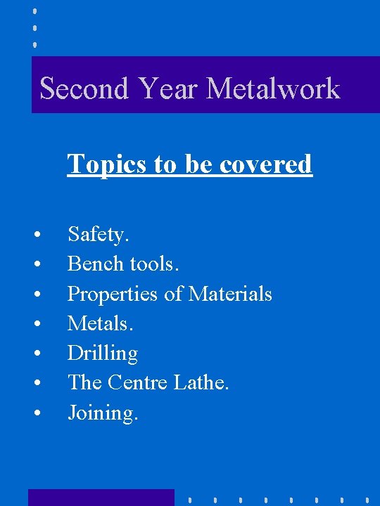 Metal Work Notes First Year Metalwork Class Notes and Homework Workbook