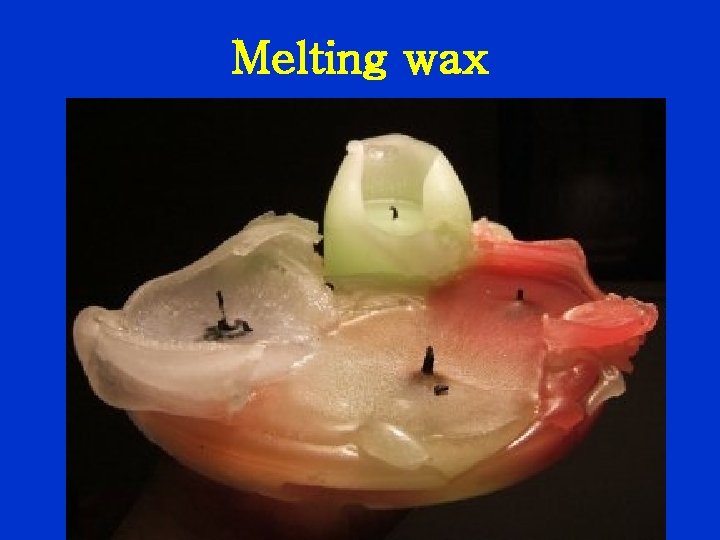 Melting wax 