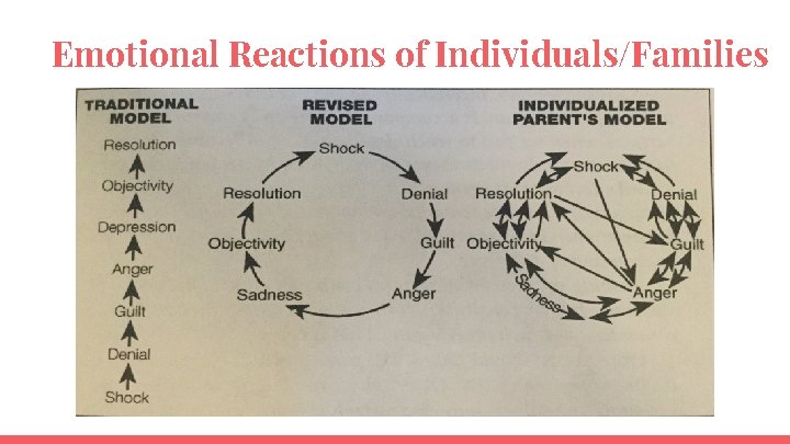 Emotional Reactions of Individuals/Families 