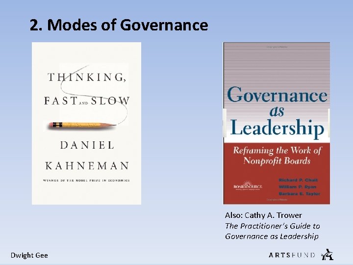 2. Modes of Governance Also: Cathy A. Trower The Practitioner’s Guide to Governance as 2. Modes of Governance Also: Cathy A. Trower The Practitioner’s Guide to Governance as