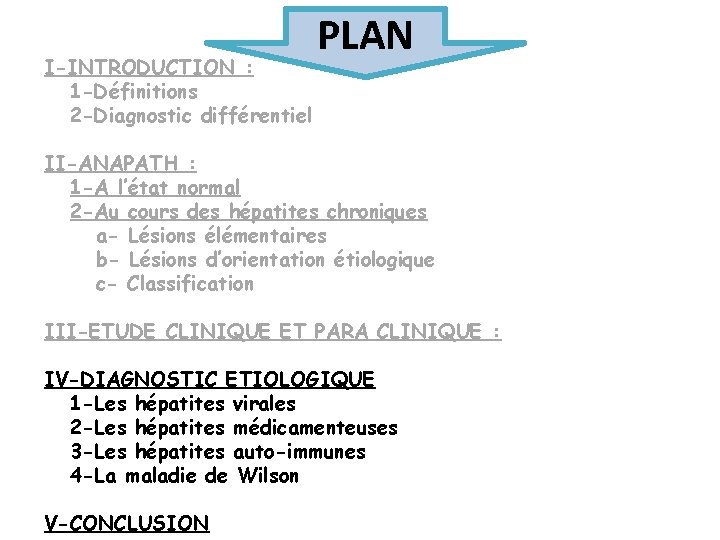 I-INTRODUCTION : 1 -Définitions 2 -Diagnostic différentiel PLAN II-ANAPATH : 1 -A l’état normal