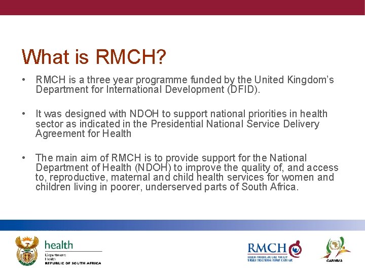 Reducing Maternal and Child Mortality through strengthening Primary