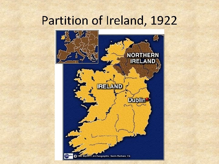 Partition of Ireland, 1922 