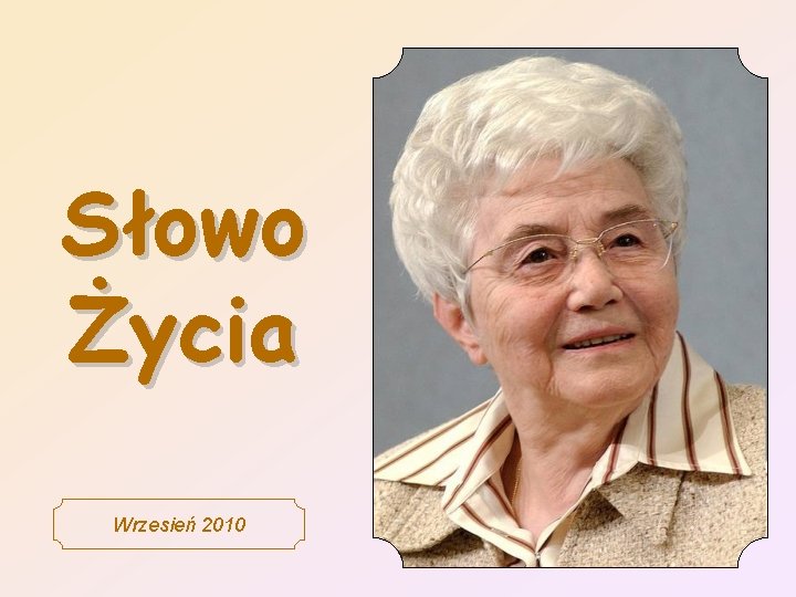 Słowo Życia Wrzesień 2010 