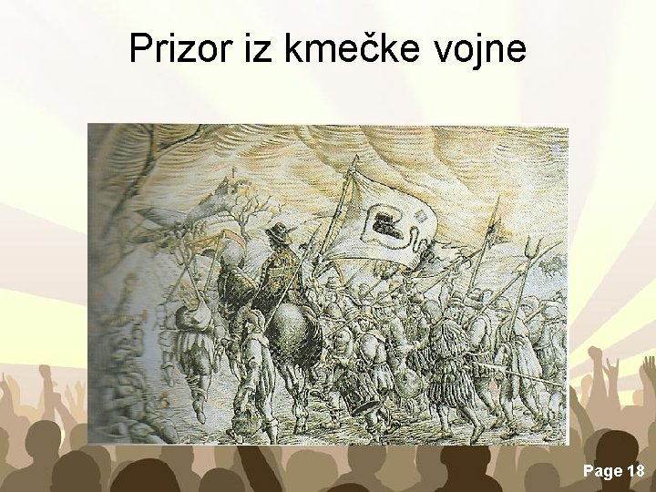 Prizor iz kmečke vojne Free Powerpoint Templates Page 18 