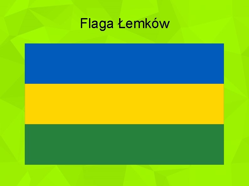 Flaga Łemków 