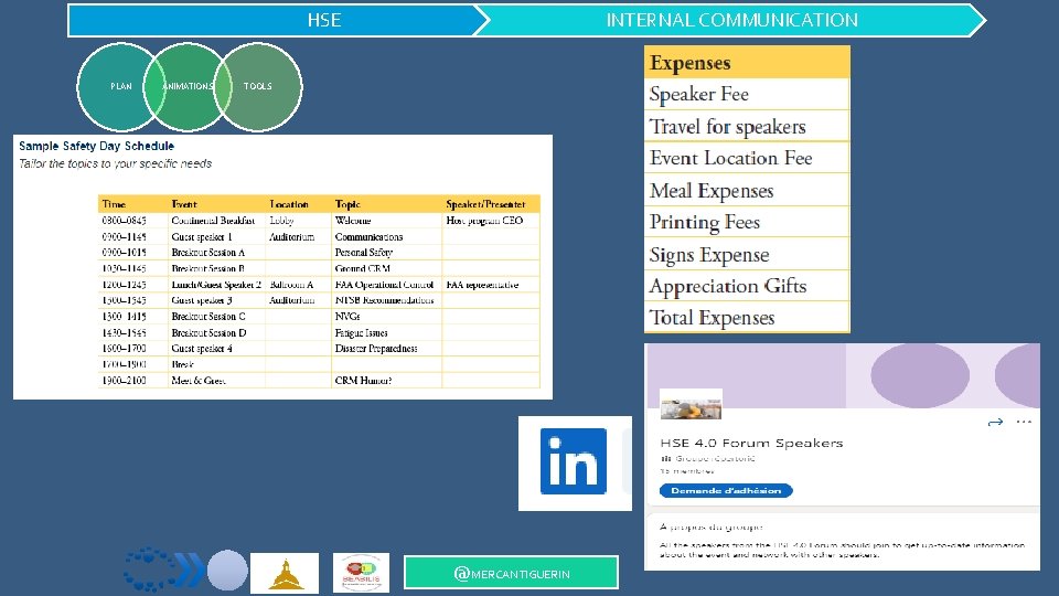 HSE PLAN ANIMATIONS INTERNAL COMMUNICATION TOOLS @MERCANTIGUERIN 