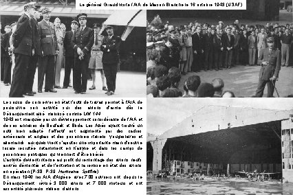 Le général Giraud visite l’AIA de Maison-Blanche le 16 octobre 1943 (USAF) Le soucis