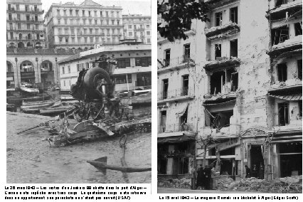 Le 26 mars 1943 – Les restes d’un Junkers 88 abattu dans le port