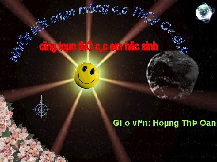 Gi¸o viªn: Hoµng ThÞ Oanh 