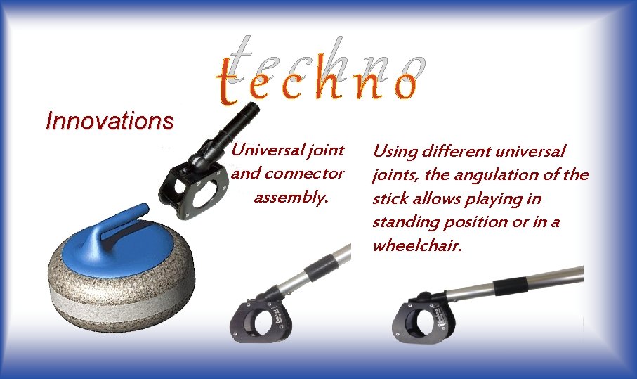 Innovations techno Universal joint and connector assembly. Using different universal joints, the angulation of Innovations techno Universal joint and connector assembly. Using different universal joints, the angulation of