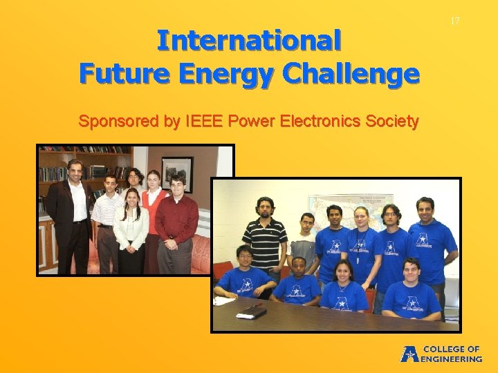 International Future Energy Challenge Sponsored by IEEE Power Electronics Society 17 
