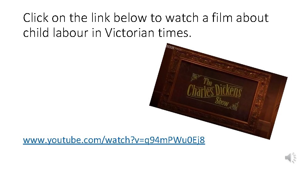 Click on the link below to watch a film about child labour in Victorian