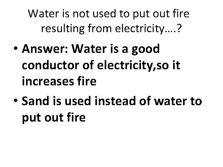 Unit 2 Electricity Lesson 1 Dangers of electricity