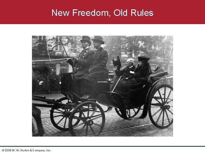 New Freedom, Old Rules © 2016 W. W. Norton & Company, Inc. 