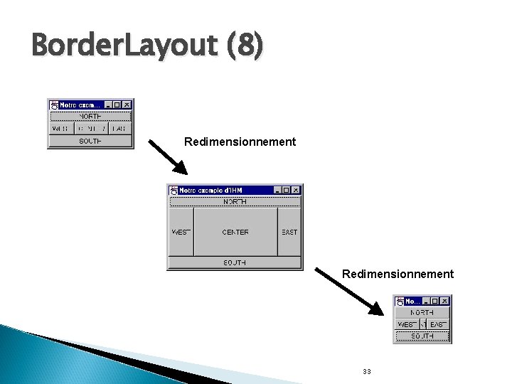 Border. Layout (8) Redimensionnement 33 
