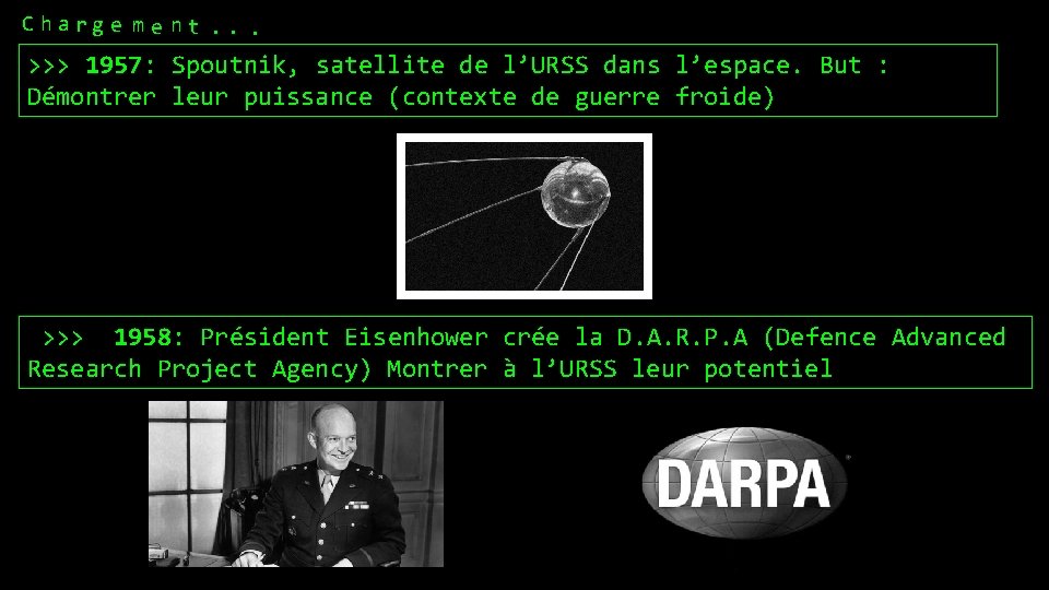 C harg e me nt. . . >>> 1957: Spoutnik, satellite de l’URSS dans