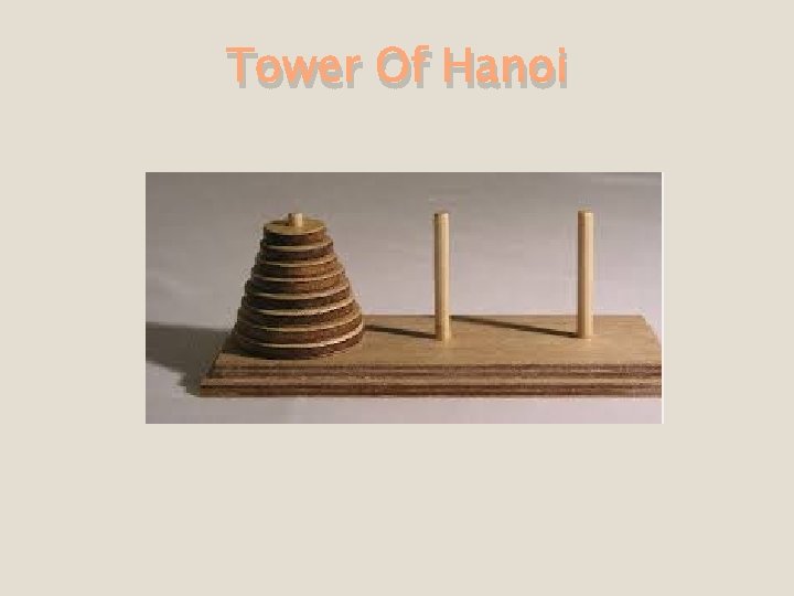 Tower Of Hanoi 