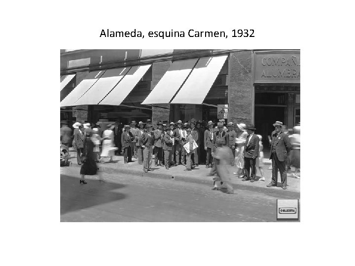 Alameda, esquina Carmen, 1932 