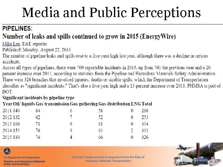 Media and Public Perceptions 