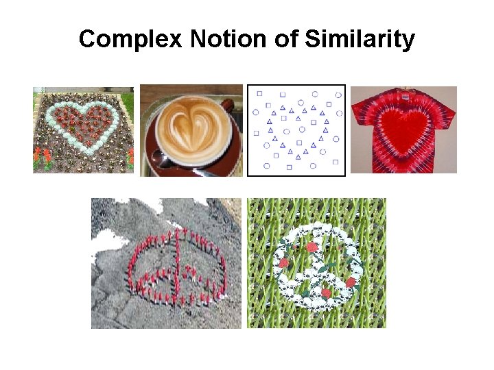 Complex Notion of Similarity 