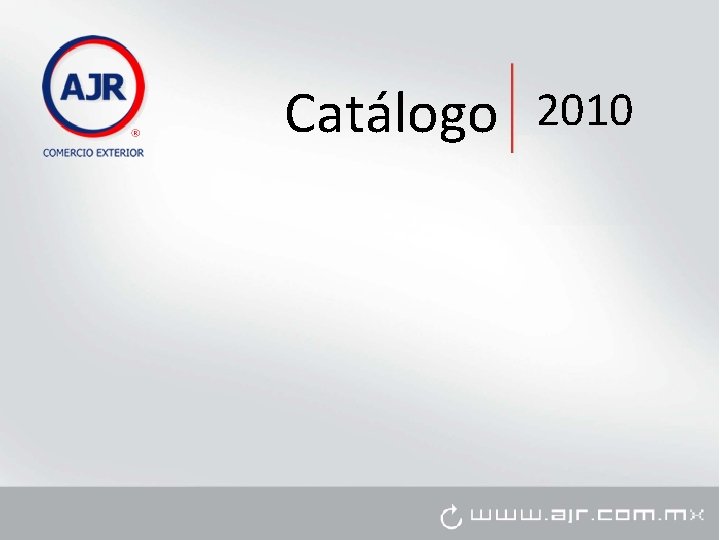 Catálogo 2010 