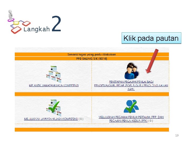 Langkah 2 Klik pada pautan Klik pada butang SIMPAN 19 