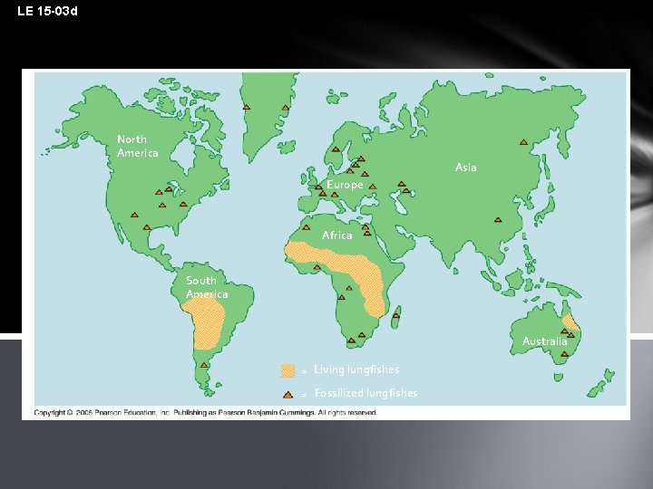 LE 15 -03 d North America Asia Europe Africa South America Australia = Living