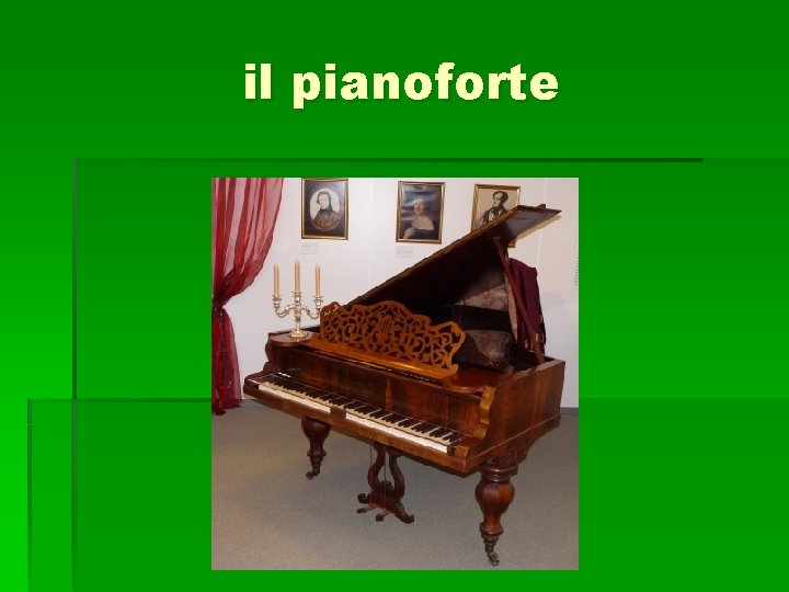 il pianoforte 