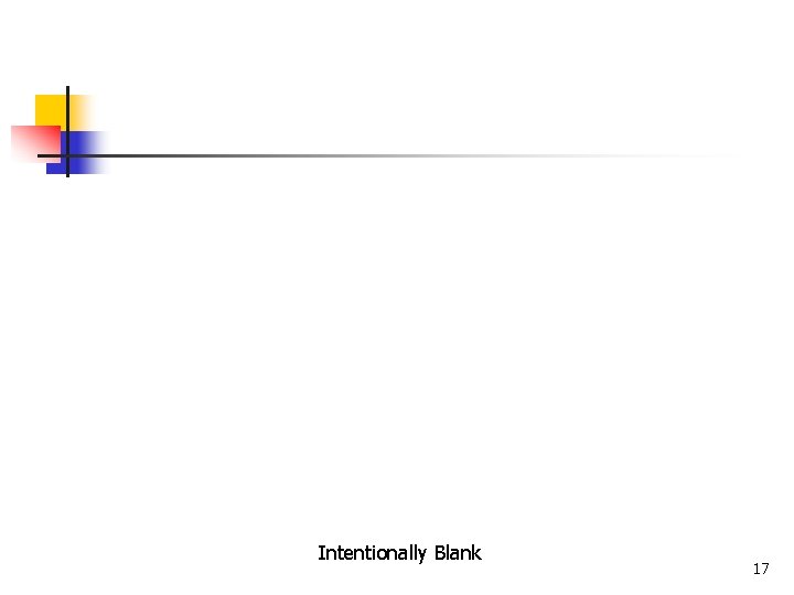 Intentionally Blank 17 