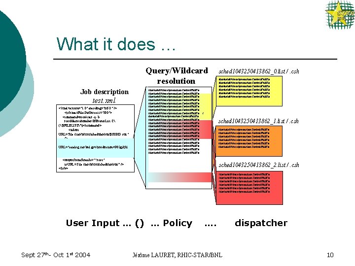 What it does … Query/Wildcard resolution Job description test. xml <? xml version="1. 0"