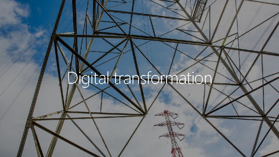 Digital transformation 